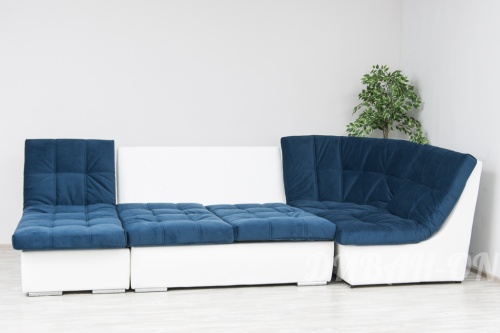 Модульный угловой диван "Релакс-3. Лазурный"  фото 4