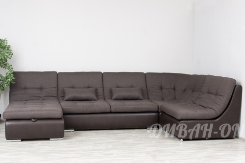 Модульный угловой диван "Релакс Президент. Каштан"