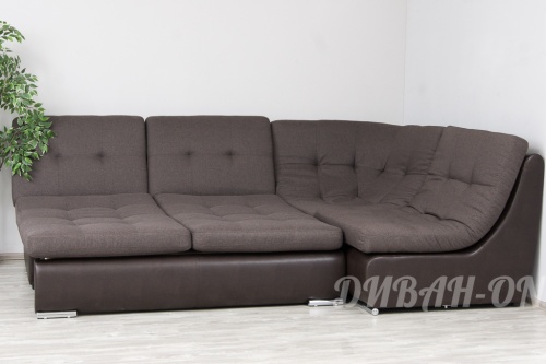 Модульный угловой диван "Релакс Президент. Каштан. 3 модуля"  фото 4