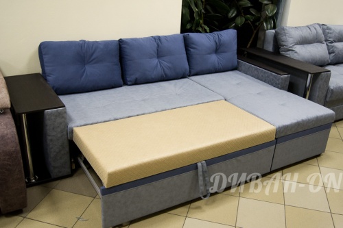 Угловой диван "Атланта+стол. Серый"  фото 2