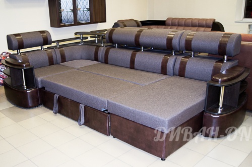 Угловой диван "Карина-5 Мега.Каштан" фото 3