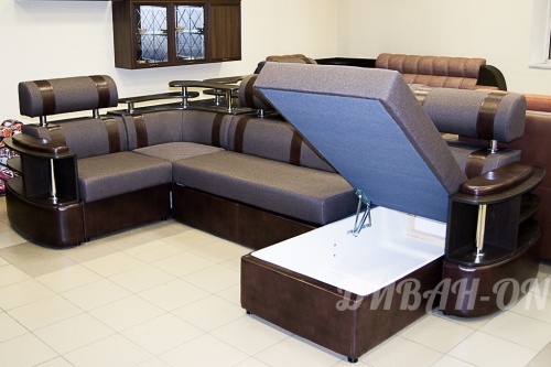 Угловой диван "Карина-5 Мега.Каштан" фото 2